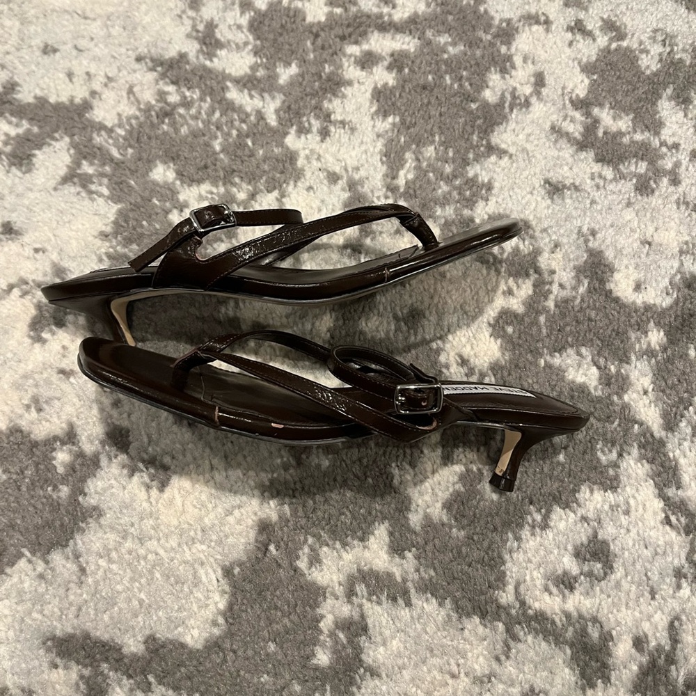 Steve Madden - Kitten Heel Sandals - Picture 3 of 5